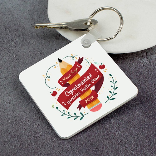 Öğretmenler Gününüz Kutlu Olsun Anahtarlık