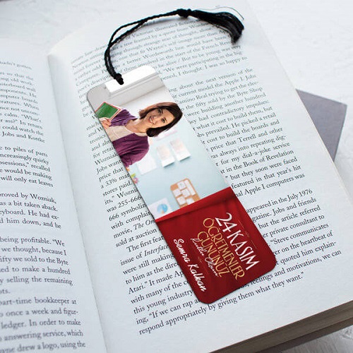 Resimli Öğretmenler Gününe Özel Kitap Ayracı